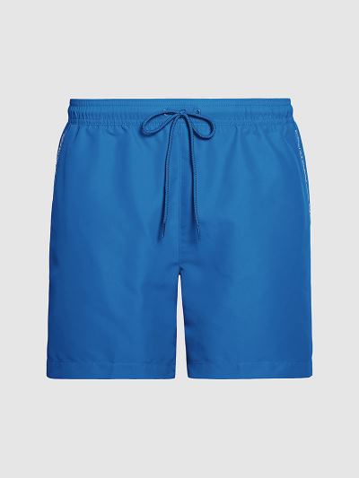 Calvin Klein Fürdőruha HU701867 | Calvin Klein Core Logo Medium Drawstring Férfi Úszónadrág Kék